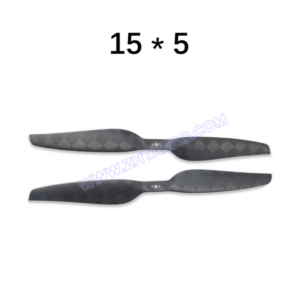 15x5 inches - Ultralight Carbon Fiber Propeller CW & CCW in one pair