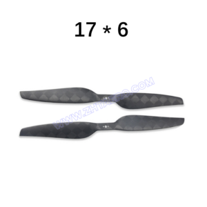 17x6 inches - Ultralight Carbon Fiber Propeller CW & CCW in one pair