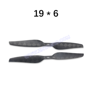 19x6 inches - Ultralight Carbon Fiber Propeller CW & CCW in one pair