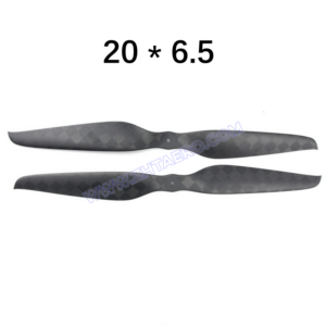 20x6.5 inches - Ultralight Carbon Fiber Propeller CW & CCW in one pair