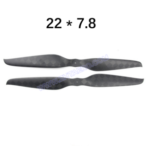 22x7.8 inches - Ultralight Carbon Fiber Propeller CW & CCW in one pair
