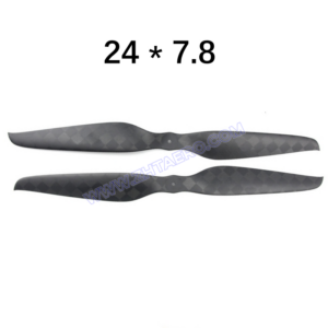 24x7.8 inches - Ultralight Carbon Fiber Propeller CW & CCW in one pair