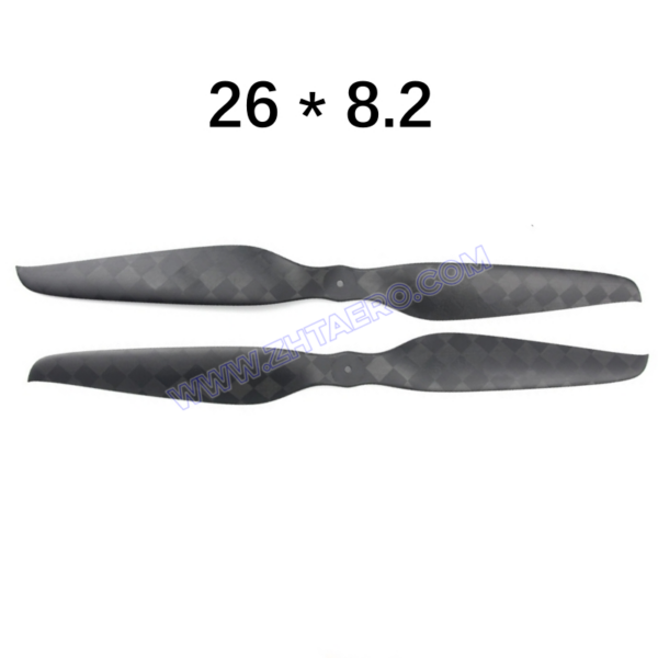 26x8.2 inches - Ultralight Carbon Fiber Propeller CW & CCW in one pair