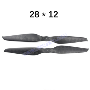 28x12 inches - Ultralight Carbon Fiber Propeller CW & CCW in one pair