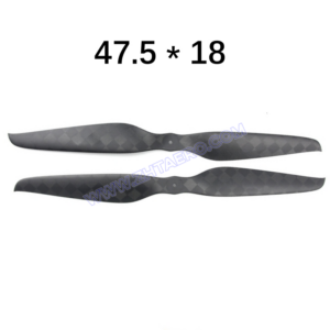47.5x18 Inches – Ultralight Carbon Fiber Propeller CW & CCW In One Pair