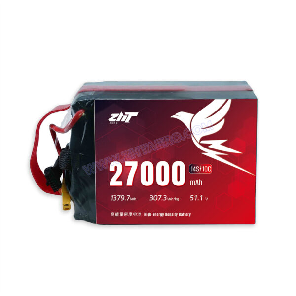51.1V 27000mAh 307.3Wh/Kg 27Ah 14S High-Energy Density Solid State Battery